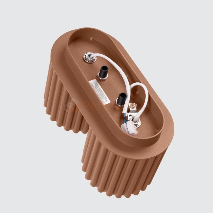 Plafon AURA 2xGU10 oprawa sufitowa ryflowana SL.1805 IP20 mocca perfektmarket (5).webp