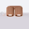 Plafon AURA 2xGU10 oprawa sufitowa ryflowana SL.1805 IP20 mocca perfektmarket (3).webp