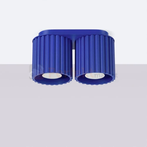 Plafon AURA 2xGU10 oprawa sufitowa ryflowana SL.1810 IP20 ultramaryna perfektmarket (5).webp