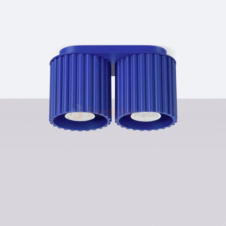 Plafon AURA 2xGU10 oprawa sufitowa ryflowana SL.1810 IP20 ultramaryna perfektmarket (5).webp