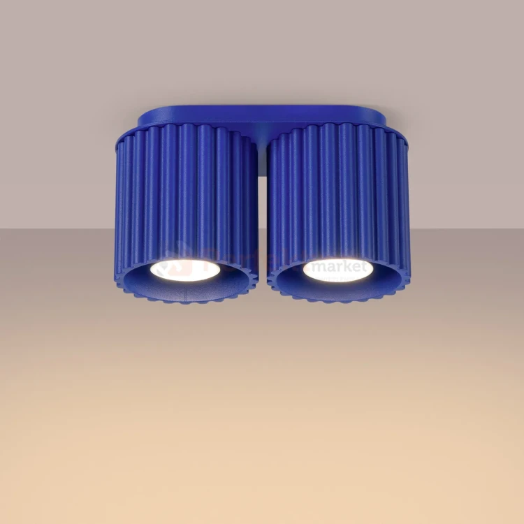 Plafon AURA 2xGU10 oprawa sufitowa ryflowana SL.1810 IP20 ultramaryna perfektmarket (4).webp