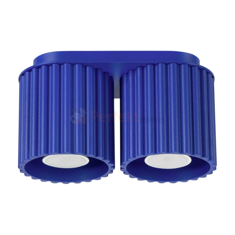 Plafon AURA 2xGU10 oprawa sufitowa ryflowana SL.1810 IP20 ultramaryna perfektmarket.webp