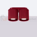 Plafon AURA 2xGU10 oprawa sufitowa ryflowana SL.1820 IP20 burgund perfektmarket (7).webp