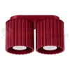Plafon AURA 2xGU10 oprawa sufitowa ryflowana SL.1820 IP20 burgund perfektmarket.webp