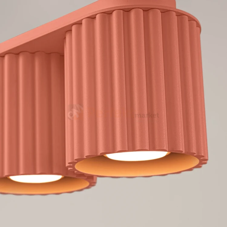 Plafon AURA 2xGU10 oprawa sufitowa ryflowana SL.1825 IP20 brzoskwiniowy perfektmarket (6).webp