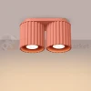 Plafon AURA 2xGU10 oprawa sufitowa ryflowana SL.1825 IP20 brzoskwiniowy perfektmarket (4).webp