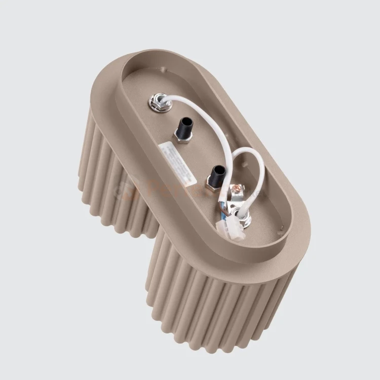 Plafon AURA 2xGU10 oprawa sufitowa ryflowana SL.1815 IP20 taupe perfektmarket (8).webp