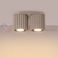 Plafon AURA 2xGU10 oprawa sufitowa ryflowana SL.1815 IP20 taupe perfektmarket (5).webp