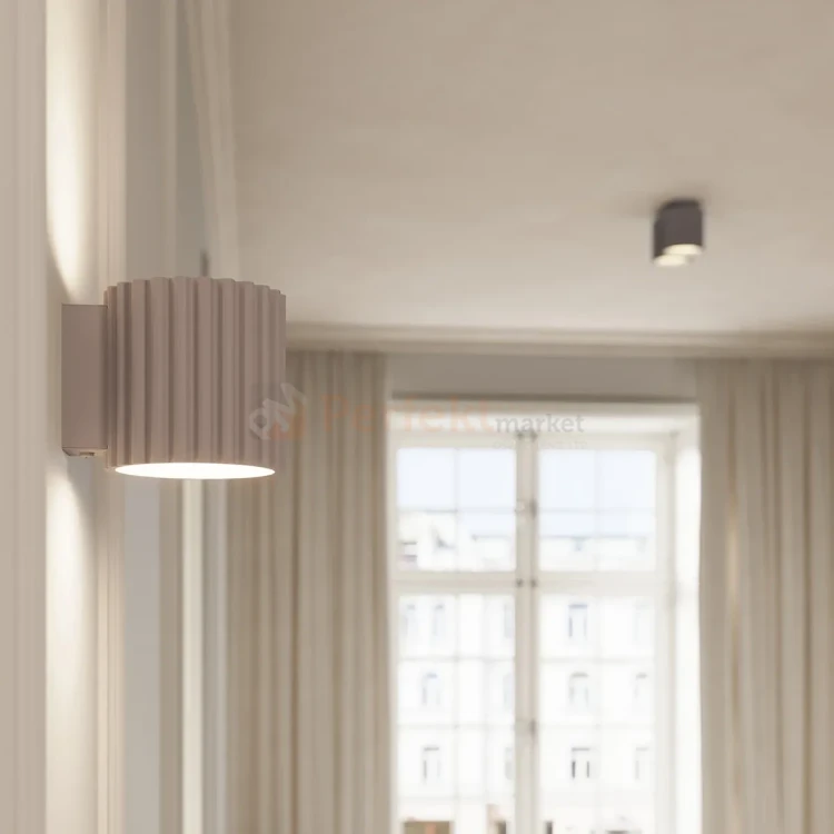 Plafon AURA 2xGU10 oprawa sufitowa ryflowana SL.1815 IP20 taupe perfektmarket (3).webp
