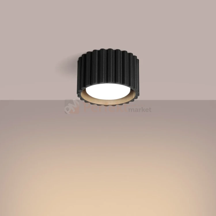 Plafon AURA 1xGx53 oprawa sufitowa tuba niska SL.1787 IP20 czarny perfektmarket (5).webp