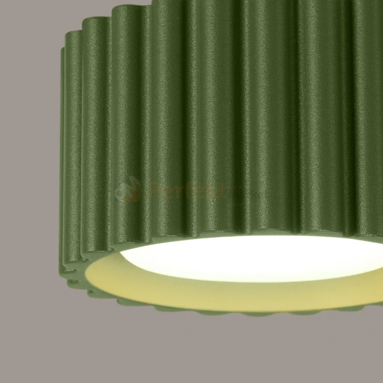 Plafon AURA 1xGx53 oprawa sufitowa tuba niska SL.1797 IP20 zielony oliwkowy perfektmarket (5).webp