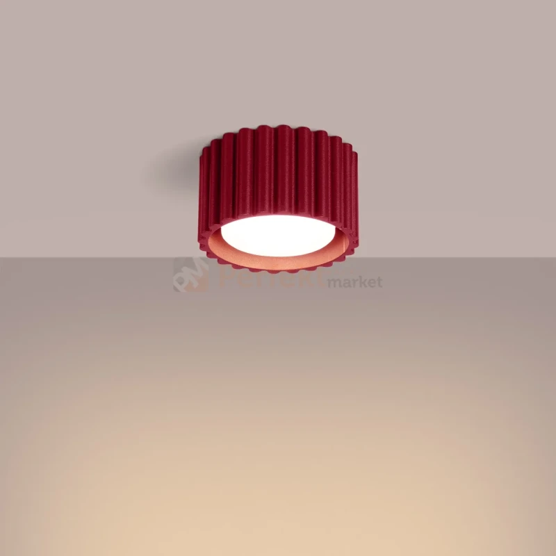 Plafon AURA 1xGx53 oprawa sufitowa tuba niska SL.1822 IP20 burgund perfektmarket (9).webp