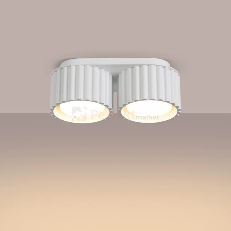 Plafon AURA 2xGx53 oprawa sufitowa tuba niska SL.1783 IP20 biały perfektmarket (10).webp