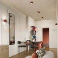 Plafon AURA 2xGx53 oprawa sufitowa tuba niska SL.1803 IP20 ochra czerwona perfektmarket (3).webp