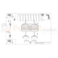 Plafon AURA 2xGx53 oprawa sufitowa tuba niska SL.1828 IP20 brzoskwiniowy perfektmarket (9).webp