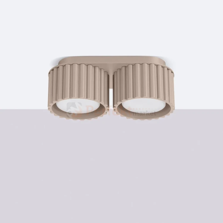 Plafon AURA 2xGx53 oprawa sufitowa tuba niska SL.1818 IP20 taupe perfektmarket (5).webp