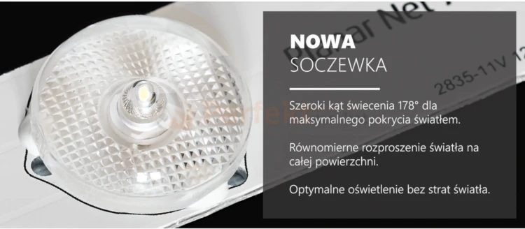 moduł led listwa planar net 2w 24v do sufitów napinanych sufitów tekstylnych reklamy banner 1 perfektmarket