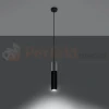 Lampa wisząca betonowa Sollux Borgio 1 1xGu10 SL.0650 IP20 - czarna 05