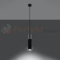 Lampa wisząca betonowa Sollux Borgio 1 1xGu10 SL.0650 IP20 - czarna 05