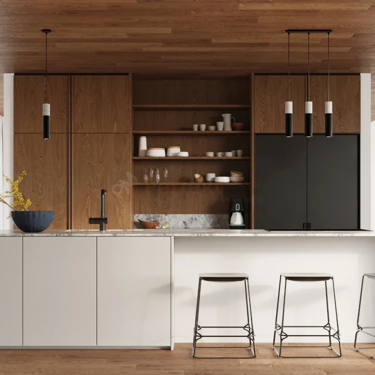 Lampa wisząca betonowa Sollux Borgio 1 1xGu10 SL.0650 IP20 - czarna 04