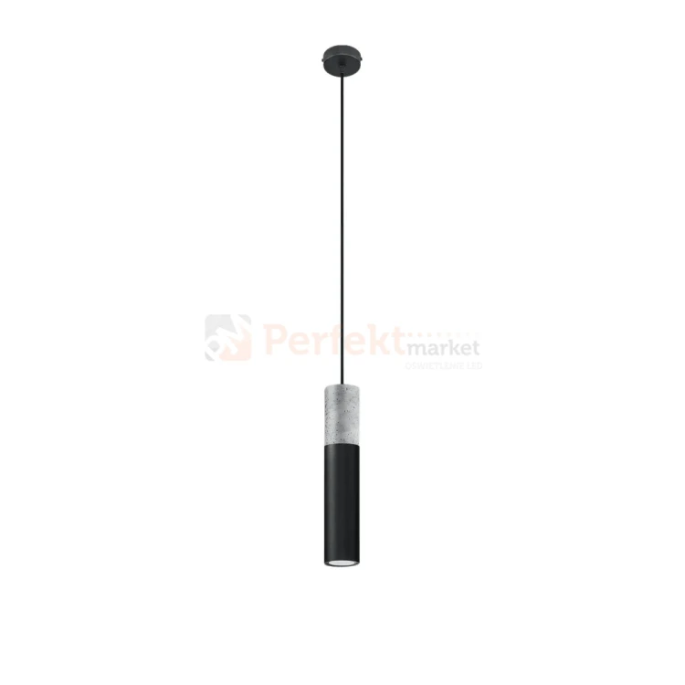 Lampa wisząca betonowa Sollux Borgio 1 1xGu10 SL.0650 IP20 - czarna 06