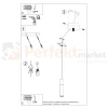 Lampa wisząca betonowa Sollux Borgio 1 1xGu10 SL.0650 IP20 - czarna 08