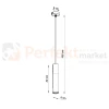 Lampa wisząca betonowa Sollux Borgio 1 1xGu10 SL.0647 IP20 - biała 07