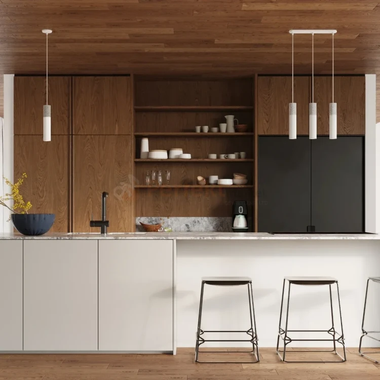 Lampa wisząca betonowa Sollux Borgio 3 3xGu10 SL.0649 IP20 - biała 04