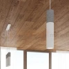 Lampa wisząca betonowa Sollux Borgio 3 3xGu10 SL.0649 IP20 - biała 02