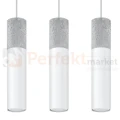 Lampa wisząca betonowa Sollux Borgio 3 3xGu10 SL.0649 IP20 - biała 07