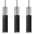 Lampa wisząca betonowa Sollux Borgio 3 3xGu10 SL.0652 IP20 - czarna 06