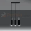 Lampa wisząca betonowa Sollux Borgio 3 3xGu10 SL.0652 IP20 - czarna 02