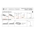 Solarna lampa LED STREET 15W 1650lm 4000K EKO2028 perfektmarket montaż.webp