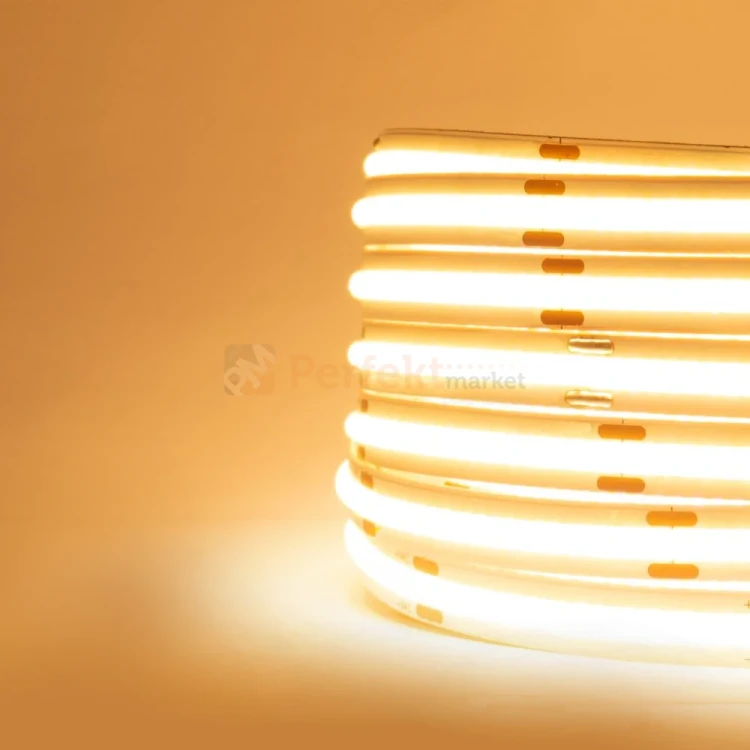 taśma led ciepła 2800K cob 24V 10W ip20 perfektmarker.webp