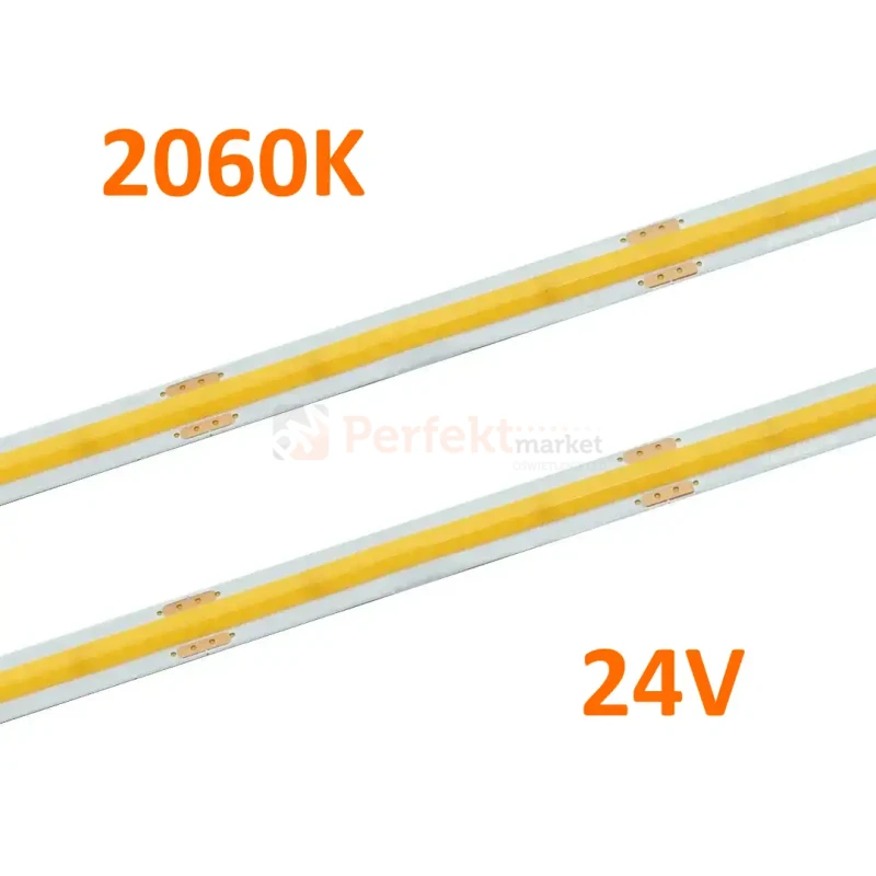 taśma led ciepła 2060K cob 24V 10W ip20 perfektmarket 1.webp