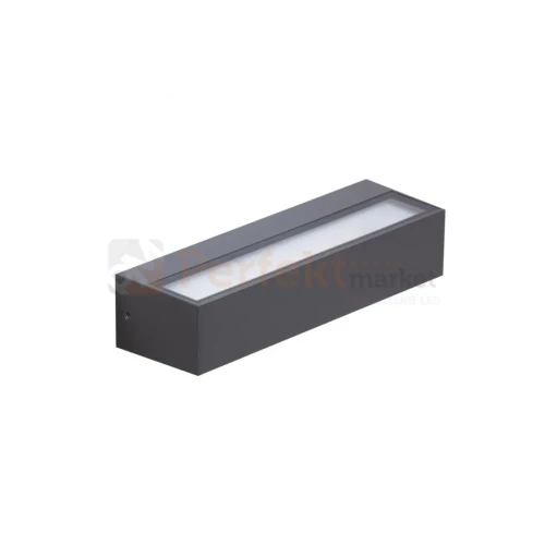 Kinkiet zewnętrzny LED ścienny COSEL 8W 1300lm 3000K szary IP54 AZ4354 perfektmarket (2).webp