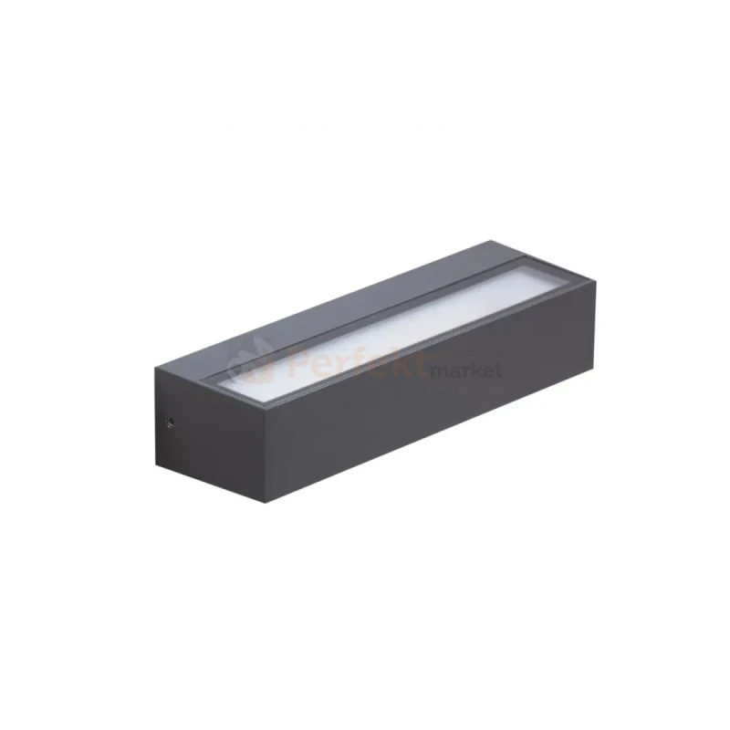 Kinkiet zewnętrzny LED ścienny COSEL 8W 1300lm 3000K szary IP54 AZ4354 perfektmarket.webp