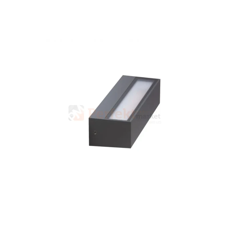 Kinkiet zewnętrzny LED ścienny COSEL 8W 1300lm 3000K szary IP54 AZ4354 perfektmarket (3).webp