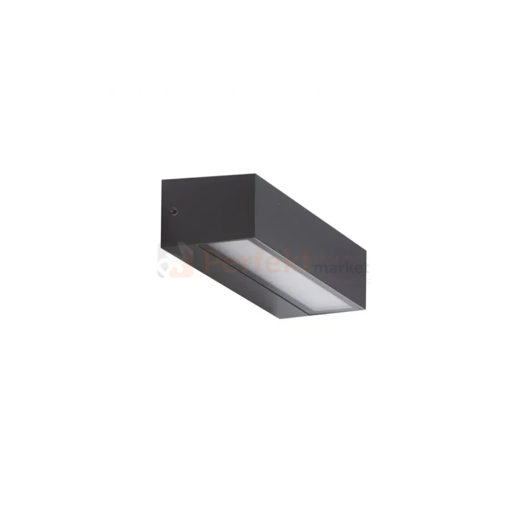 Kinkiet zewnętrzny LED ścienny COSEL 8W 1300lm 3000K szary IP54 AZ4354 perfektmarket (5).webp