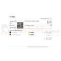 Kinkiet zewnętrzny LED ścienny COSEL 8W 1300lm 3000K szary IP54 AZ4354 perfektmarket (1).webp