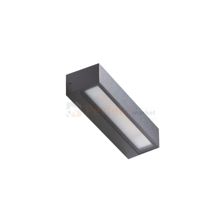 Kinkiet zewnętrzny LED ścienny COSEL 8W 1300lm 3000K szary IP54 AZ4354 perfektmarket (6).webp