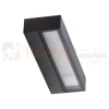Kinkiet zewnętrzny LED ścienny COSEL 8W 1300lm 3000K szary IP54 AZ4354 perfektmarket.webp