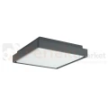 Lampa zewnętrzna sufitowa plafon LED nowoczesny BENI 28cm CCT IP65 szara perfektmarket.webp