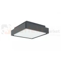Lampa zewnętrzna sufitowa plafon LED nowoczesny BENI 20cm CCT IP65 szara perfektmarket.webp