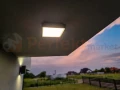 Lampa zewnętrzna sufitowa plafon LED nowoczesny BENI 20cm CCT IP65 szara perfektmarket (1).webp