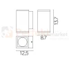 Kinkiet ścienny zewnętrzny ADELA MINI GU10 IP54 antracyt perfektmarket 2.webp