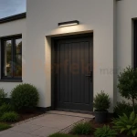 lampa zewnętzna LED długa 50cm ROSVIK nad drzwi czarna IP54 3000K perfektmarket 3.webp