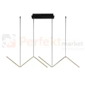 Lampa wisząca VERTE nowoczesna czarna 4000K Milagro perfektmarket.webp