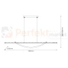Nowoczesna lampa wisząca LED czarna AMBAR 35W 4000K Milagro perfektmarket (1).webp