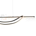 Nowoczesna lampa wisząca LED czarna AMBAR 35W 4000K Milagro perfektmarket (3).webp